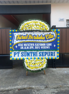 Papan Bunga Duka di Cibojong