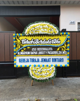 Papan Bunga Duka di Cibojong