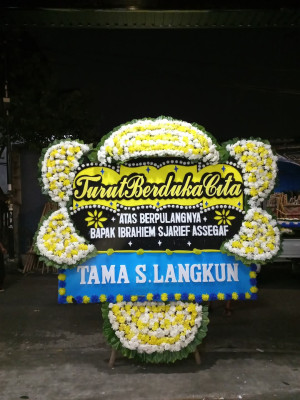 Papan Bunga Duka di Cibojong